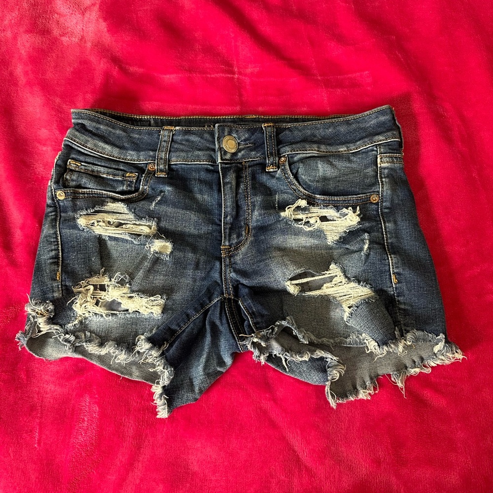 American Eagle Midi Jean Shorts